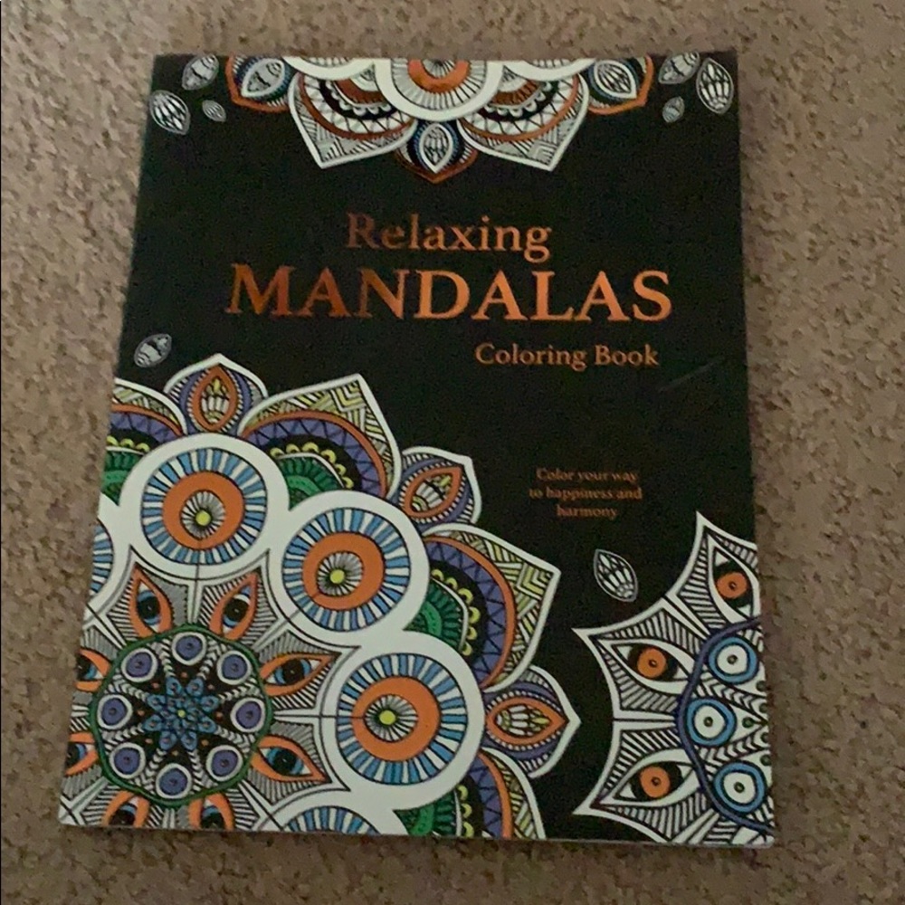 Relaxing mandalas coloring book